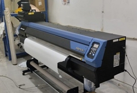 Запуск сублимационного принтера Mimaki TS100-1600 в компании из Алматы