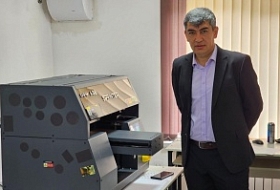 Запуск УФ-принтера Sprinter DPP A3E в одном из крупных университетов Оша