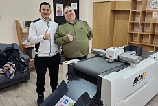Запуск планшетного режущего плоттера iECHO PK 0604 в компании "НИВА"