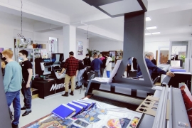 Приём студентов Алматинского Колледжа Полиграфии (АПК) в нашем демозале