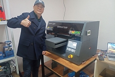 УФ-принтер Sprinter DPP A3E запущен в центре оперативной полиграфии Media Print Astana