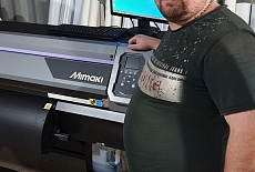 Mimaki UJV100 на службе рекламного агентства «Naruzhka» (г. Кокшетау)