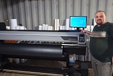 Mimaki UJV100 на службе рекламного агентства «Naruzhka» (г. Кокшетау)