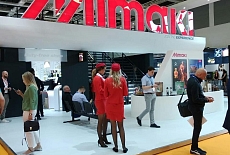 Обновлённый текстильный плоттер Tiger-1800B MkII на выставке FESPA