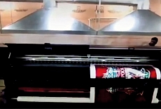 Революционный сольвентный принтер Mimaki SWJ-320EA установлен в Кызыл-Кия