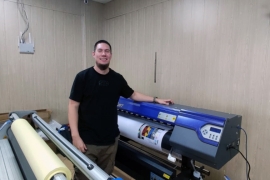 Сольвентный принтер ARK-JET SOL 1600 установлен в компании Pilgrim Print