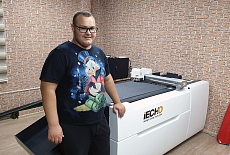 Компании MataPrint установила iECHO PK-0705 Plus в компании "ЦРУ" в Бишкеке