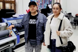 Принтер Mimaki UJF-3040 MkII празднует новоселье в компании Well Gifts (Алматы)