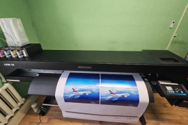 Запуск экосольвентного принтера-каттера Mimaki CJV200﻿ в городе Костанай