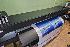 Запуск экосольвентного принтера-каттера Mimaki CJV200﻿ в городе Костанай
