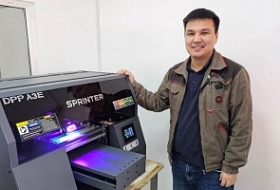 УФ-принтер Sprinter DPP A3E запущен в компании «Акберен» (Атырау)
