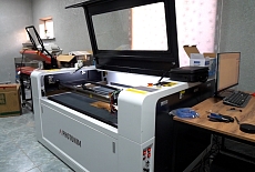 Запуск лазерного станка Photonim GS1390 и UV-принтера Sprinter DPP A3E