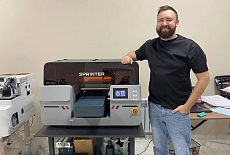 УФ-принтер Sprinter DPP A3Ultra установлен в компании Double F