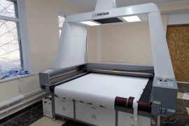 Первый в Казахстане лазерный раскройщик Photonim 1812 Scan Pro