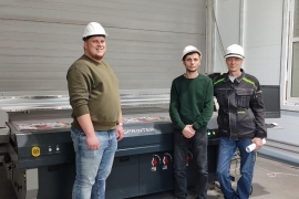 УФ-принтер Sprinter TC-CF2513 установлен в ТОО «КазЭнергоПауэр»